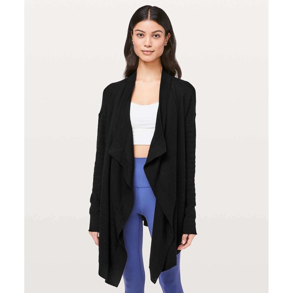 Lululemon‎ Find Your Calm Wrap Sweater Size 6